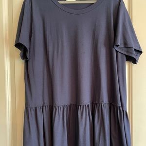 Ruffled short sleeve top